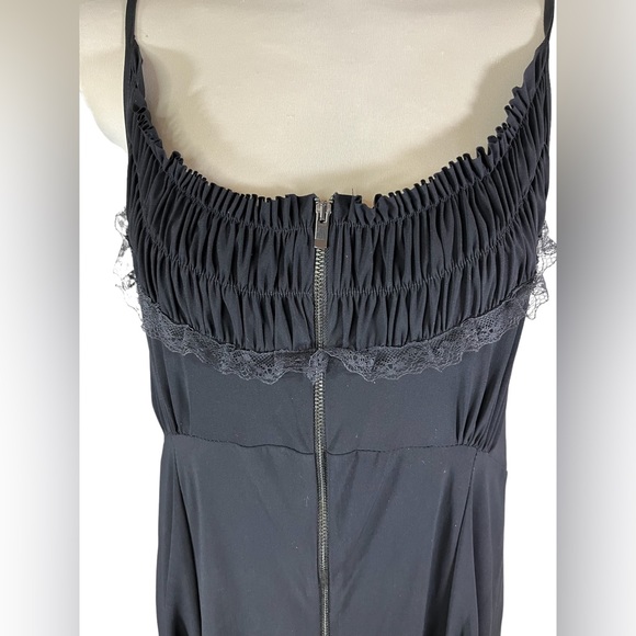 Sun Light Black Gothic Glam Dress - Picture 4 of 8